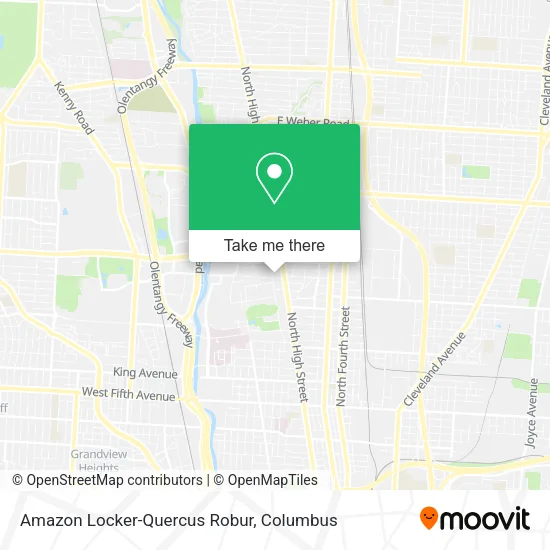 Mapa de Amazon Locker-Quercus Robur