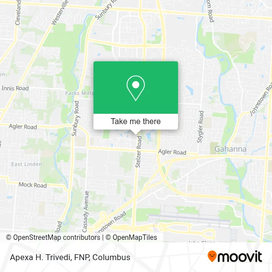 Apexa H. Trivedi, FNP map