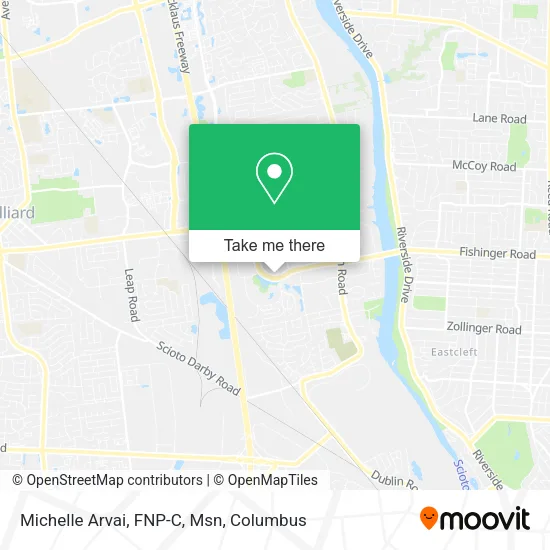 Mapa de Michelle Arvai, FNP-C, Msn