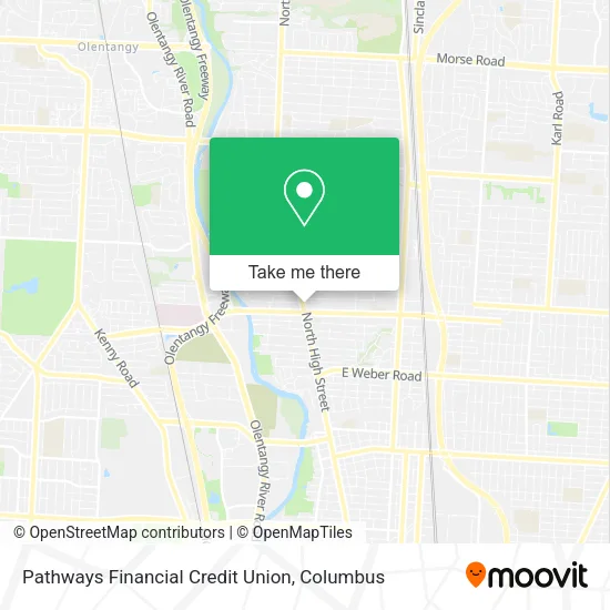 Mapa de Pathways Financial Credit Union