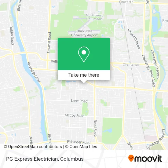 Mapa de PG Express Electrician