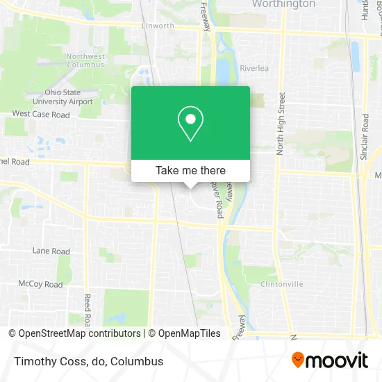 Timothy Coss, do map