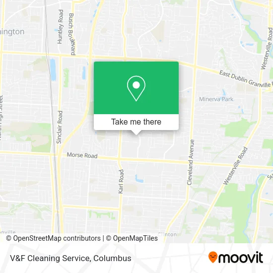 V&F Cleaning Service map