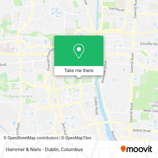 Mapa de Hammer & Nails - Dublin