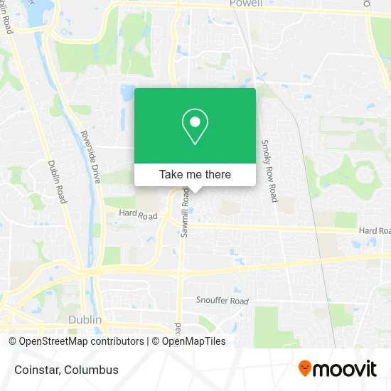 Coinstar map
