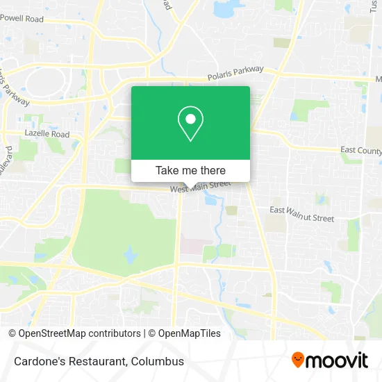 Mapa de Cardone's Restaurant