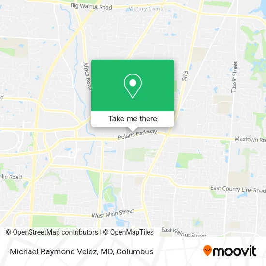 Mapa de Michael Raymond Velez, MD
