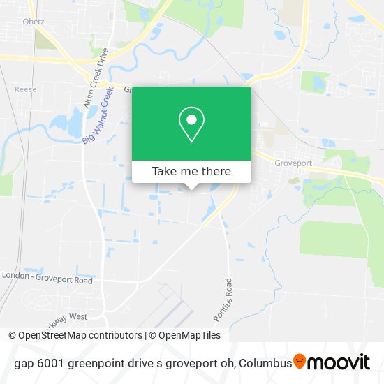 gap 6001 greenpoint drive s groveport oh map