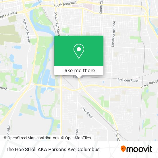 The Hoe Stroll AKA Parsons Ave map
