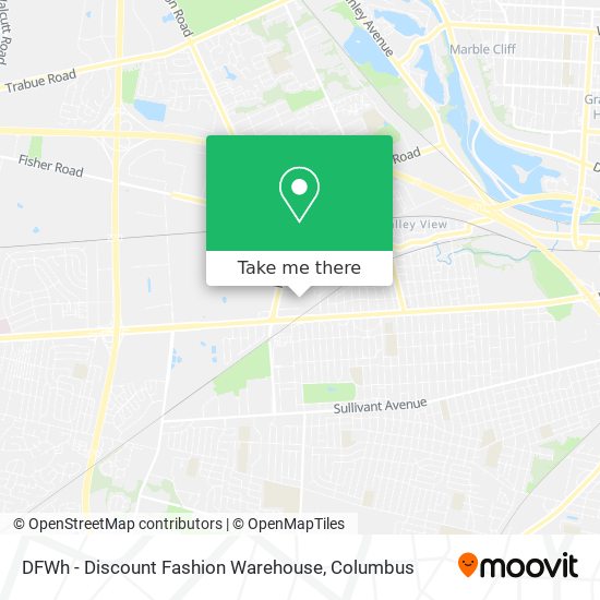 Mapa de DFWh - Discount Fashion Warehouse