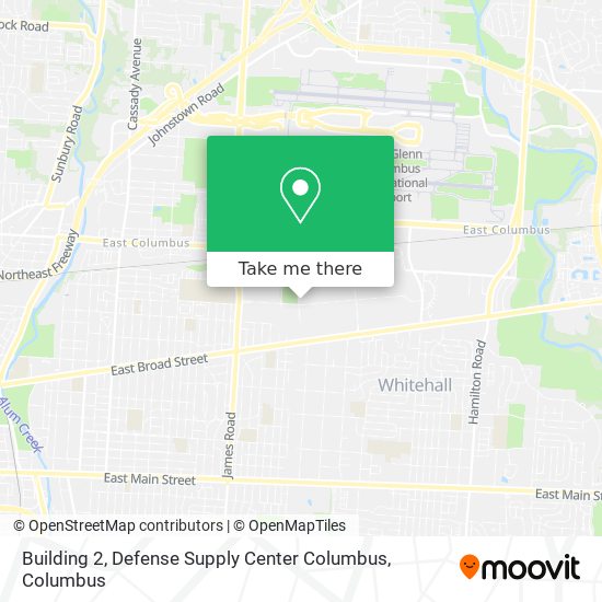 Building 2, Defense Supply Center Columbus map