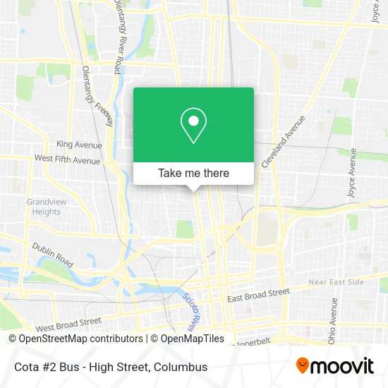 Mapa de Cota #2 Bus - High Street
