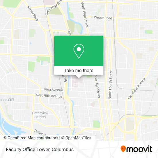 Mapa de Faculty Office Tower