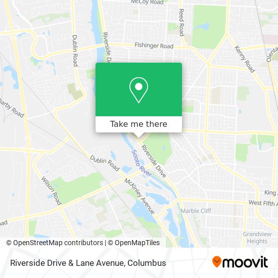 Mapa de Riverside Drive & Lane Avenue
