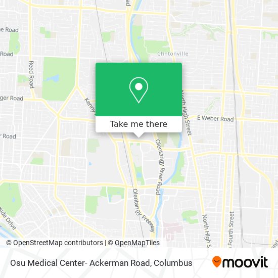 Osu Medical Center- Ackerman Road map