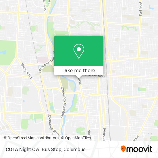Mapa de COTA Night Owl Bus Stop