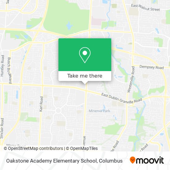 Mapa de Oakstone Academy Elementary School