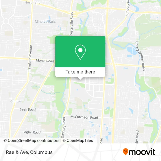 Rae & Ave map