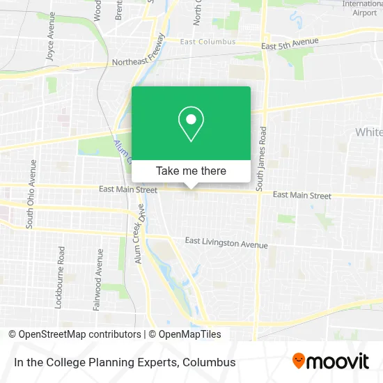 In the College Planning Experts map
