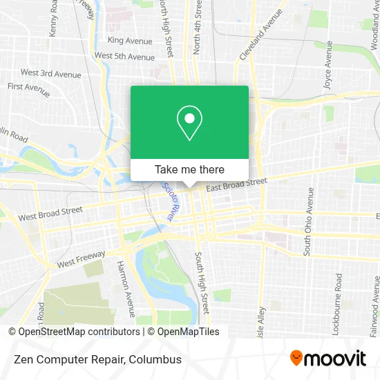 Zen Computer Repair map