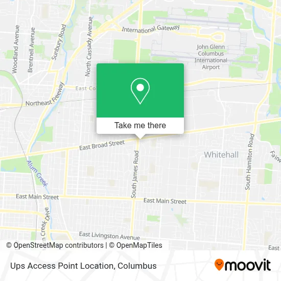 Ups Access Point Location map