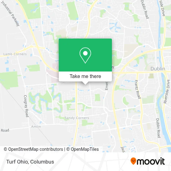Turf Ohio map