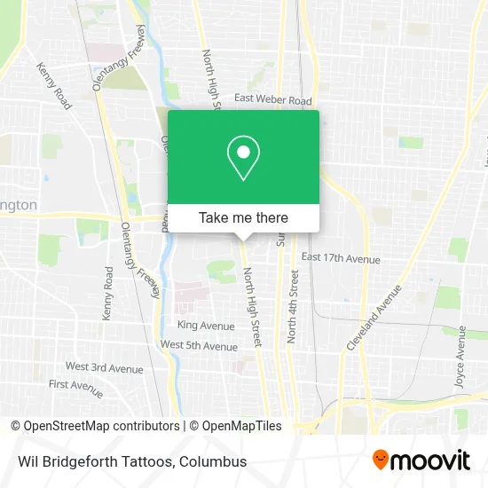 Wil Bridgeforth Tattoos map