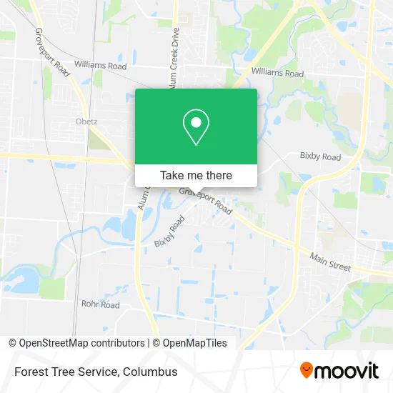 Forest Tree Service map