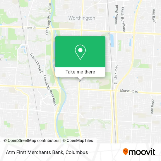 Atm First Merchants Bank map