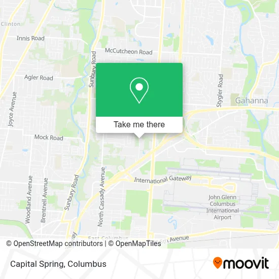 Capital Spring map