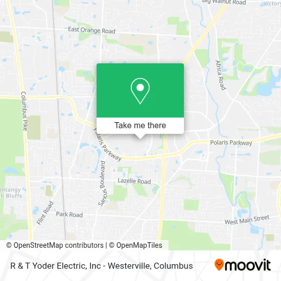R & T Yoder Electric, Inc - Westerville map