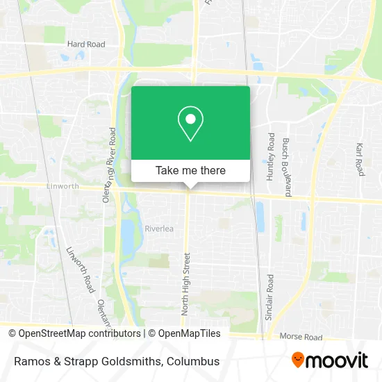 Ramos & Strapp Goldsmiths map