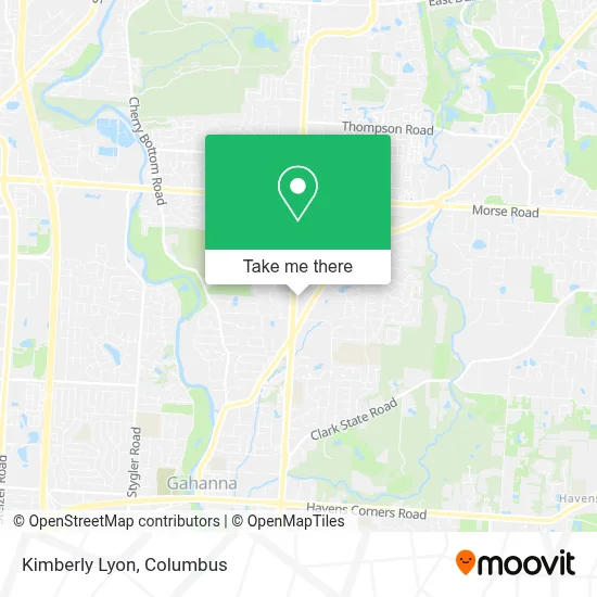 Kimberly Lyon map
