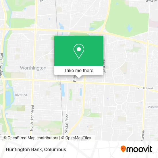 Huntington Bank map