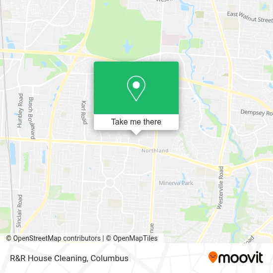 R&R House Cleaning map