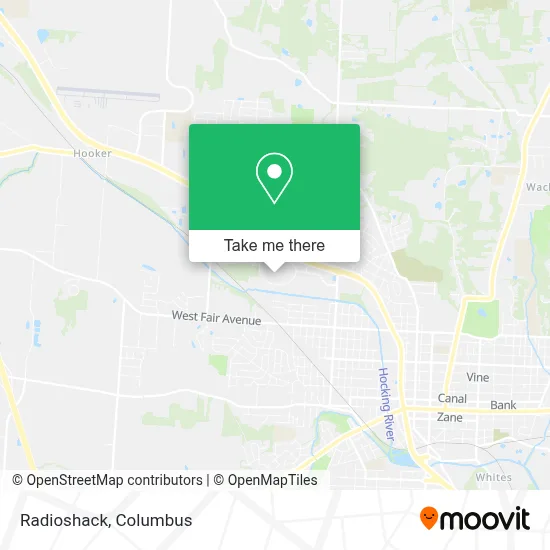Radioshack map