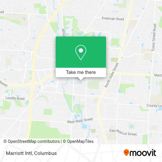 Marriott Intl map