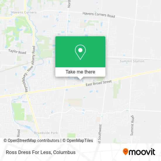 Ross Dress For Less map