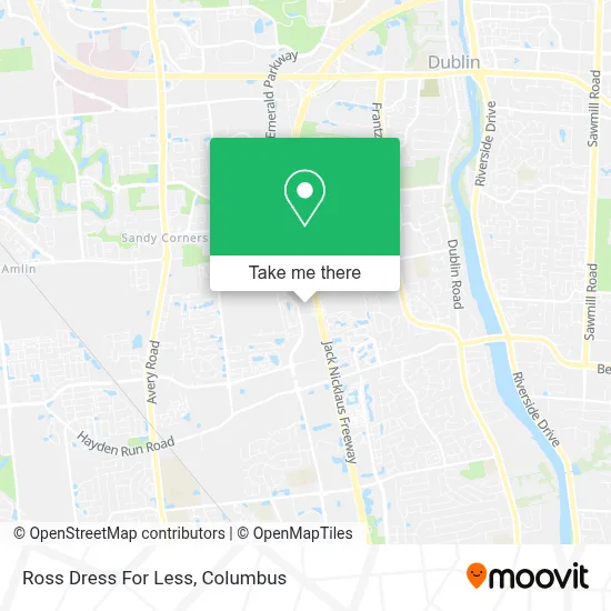 Ross Dress For Less map