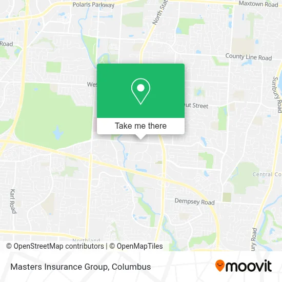 Masters Insurance Group map