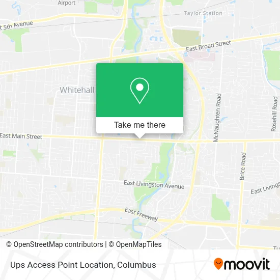 Ups Access Point Location map