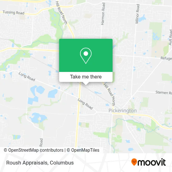 Roush Appraisals map