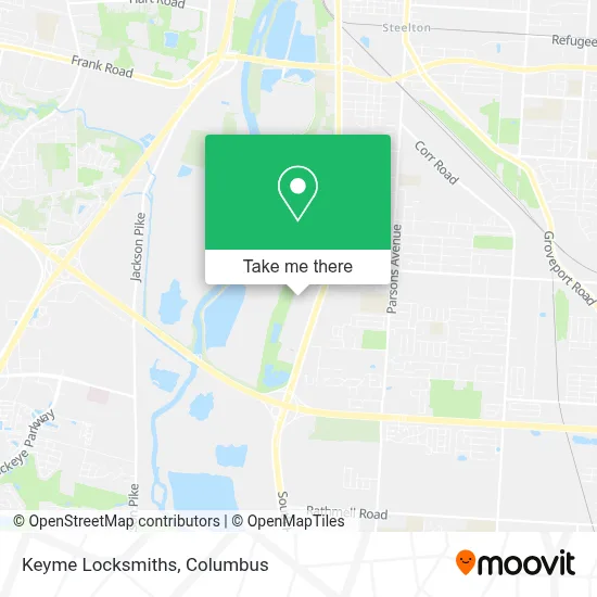 Keyme Locksmiths map