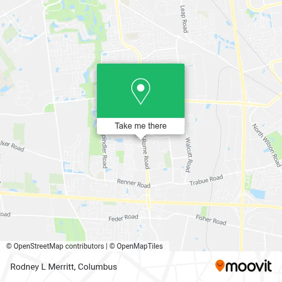 Rodney L Merritt map