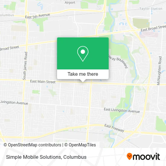 Simple Mobile Solutions map