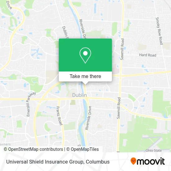 Universal Shield Insurance Group map