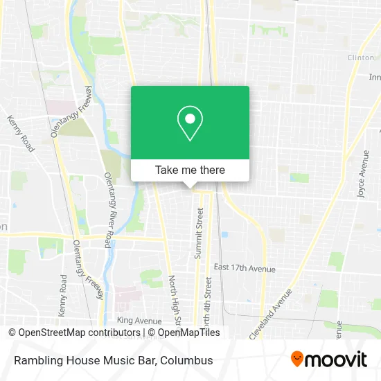 Rambling House Music Bar map