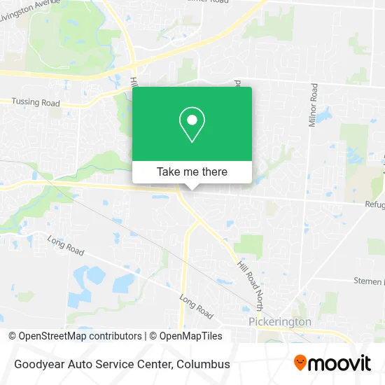 Goodyear Auto Service Center map