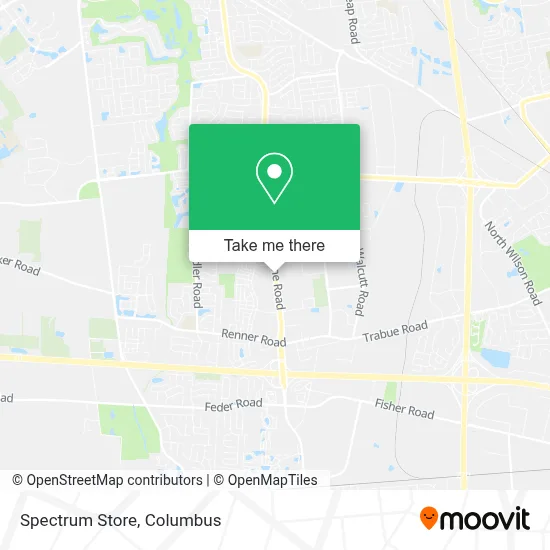Spectrum Store map