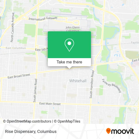 Rise Dispensary map